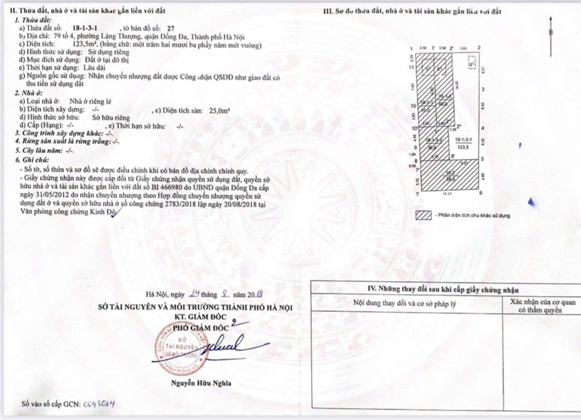 Bán nhà Láng - diện tích 124m2 6 tầng - Lô góc 2 mặt thoáng - giá 31 tỷ