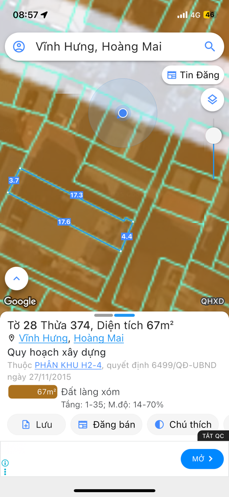 Bán nhà Lĩnh Nam - diện tích 71m2 6 tầng - Lô góc, chung cư mini - giá 16 tỷ