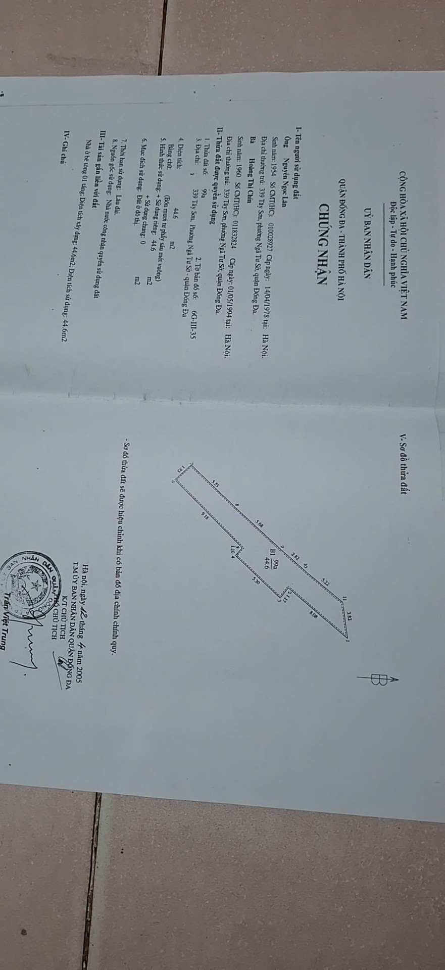 Bán nhà Tây Sơn - diện tích 88m2 2 tầng - Mặt phố kinh doanh sầm uất - giá 42,5 tỷ