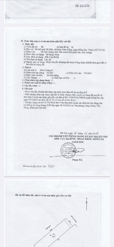 Bán nhà Xã Đàn - diện tích 130m2 7 tầng - 2 mặt phố - giá 146 tỷ