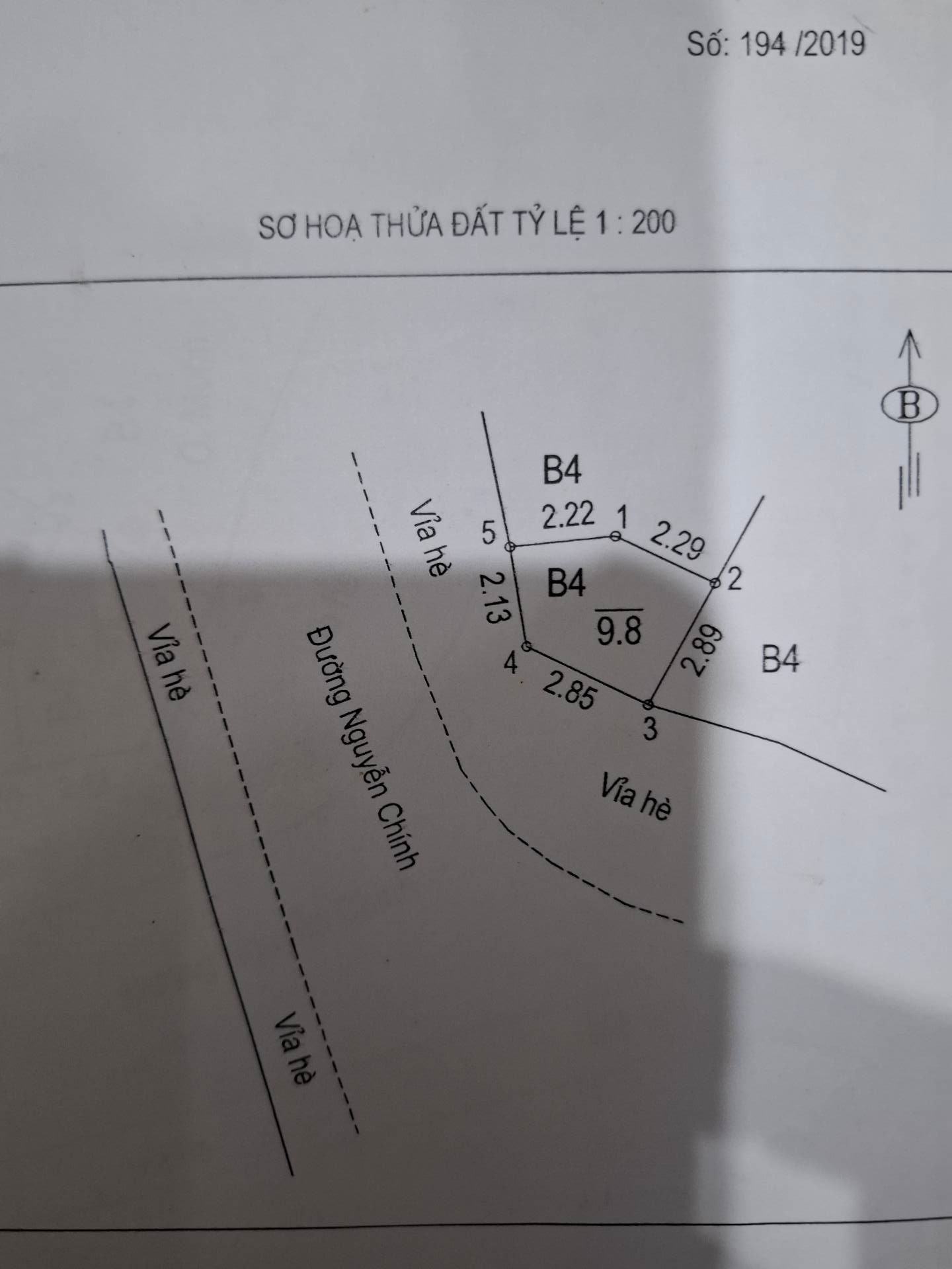 Bán nhà Nguyễn Chính - diện tích 14m2 4 tầng - Lô góc, kinh doanh - giá 2,8 tỷ
