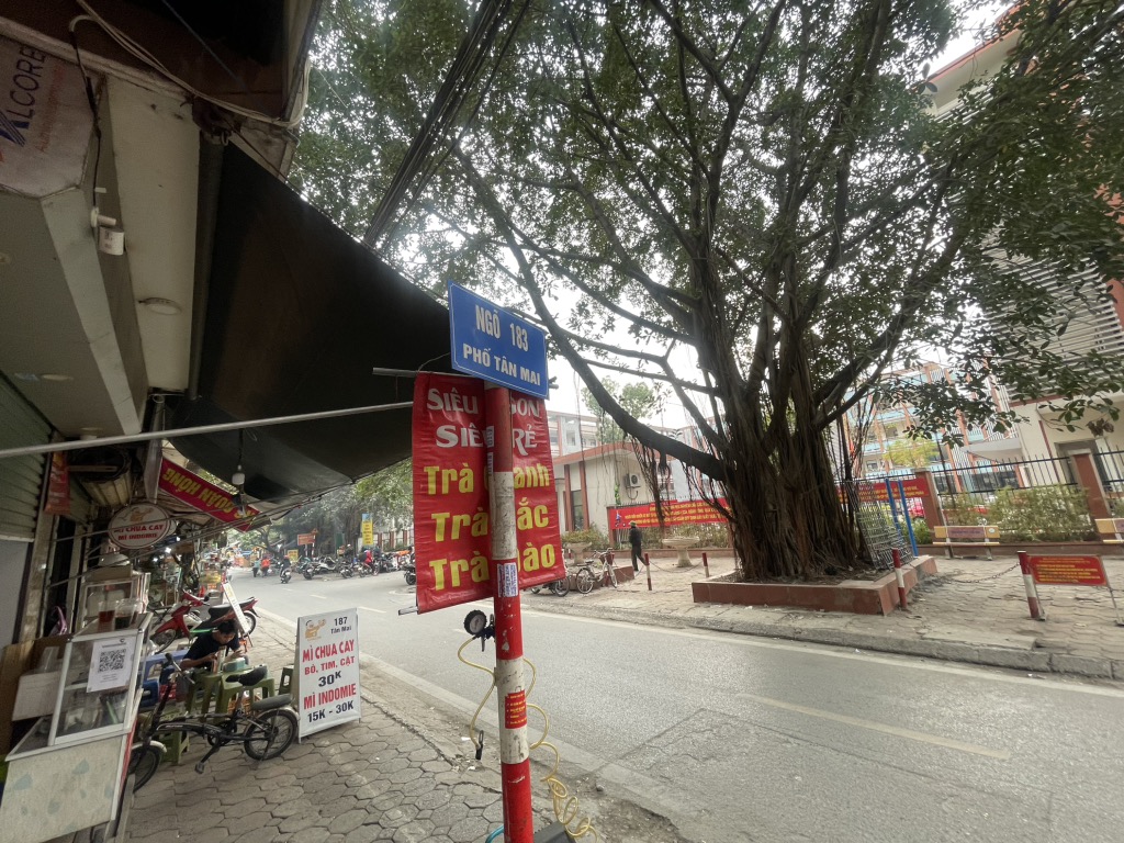 Bán nhà Tân Mai - diện tích 115m2 3 tầng - Mặt phố, 2 mặt ngõ - giá 31,8 tỷ