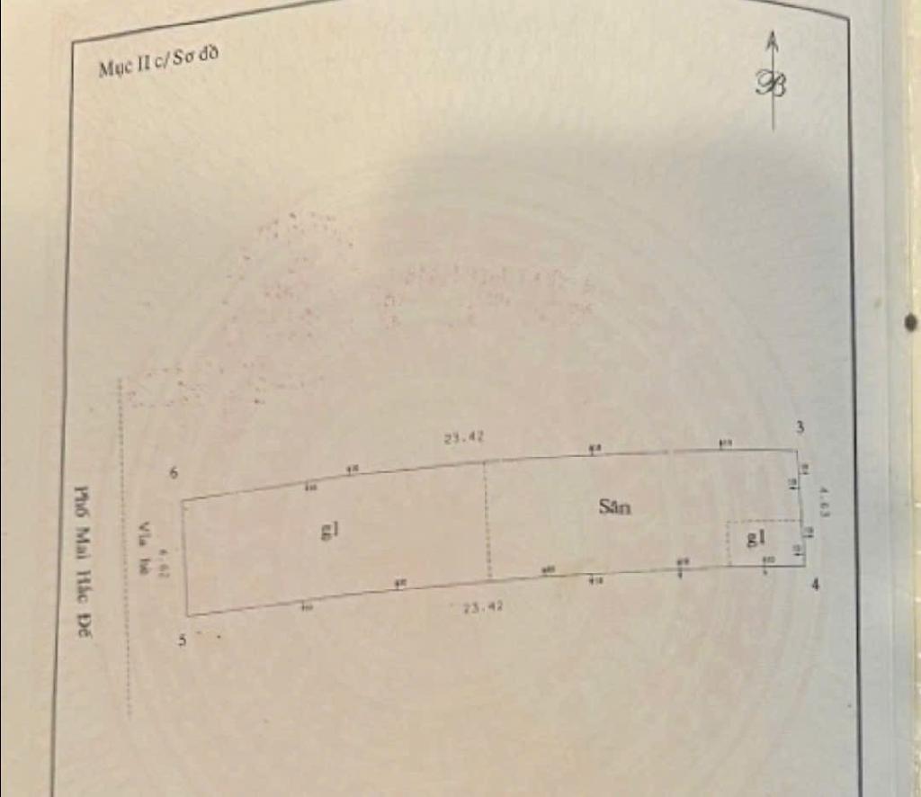 Bán nhà Mai Hắc Đế - diện tích 109m2 4 tầng - Mặt phố VIP - giá 106 tỷ