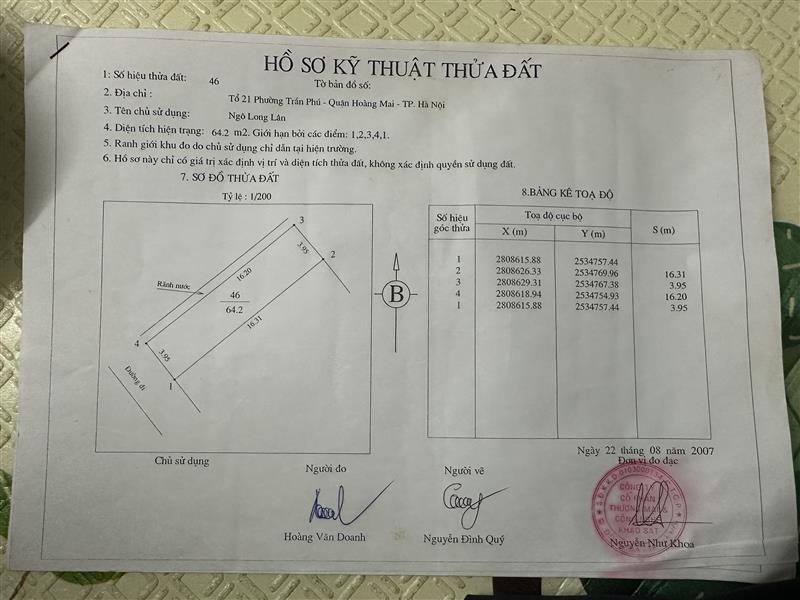 Bán nhà Khuyến Lương - diện tích 64m2 2 tầng - Mặt đường lớn ô tô tránh - giá 2,5 tỷ