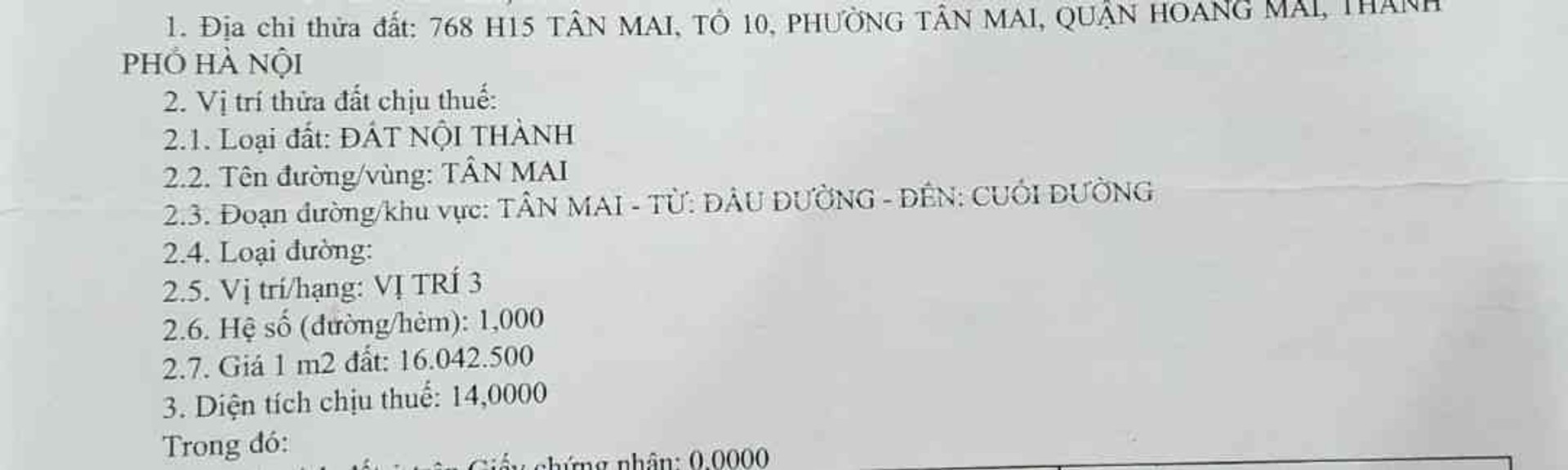 Bán nhà Tân Mai - diện tích 14m2 5 tầng - Ngõ thông, cách ô tô tránh chỉ 30m - giá 2,98 tỷ