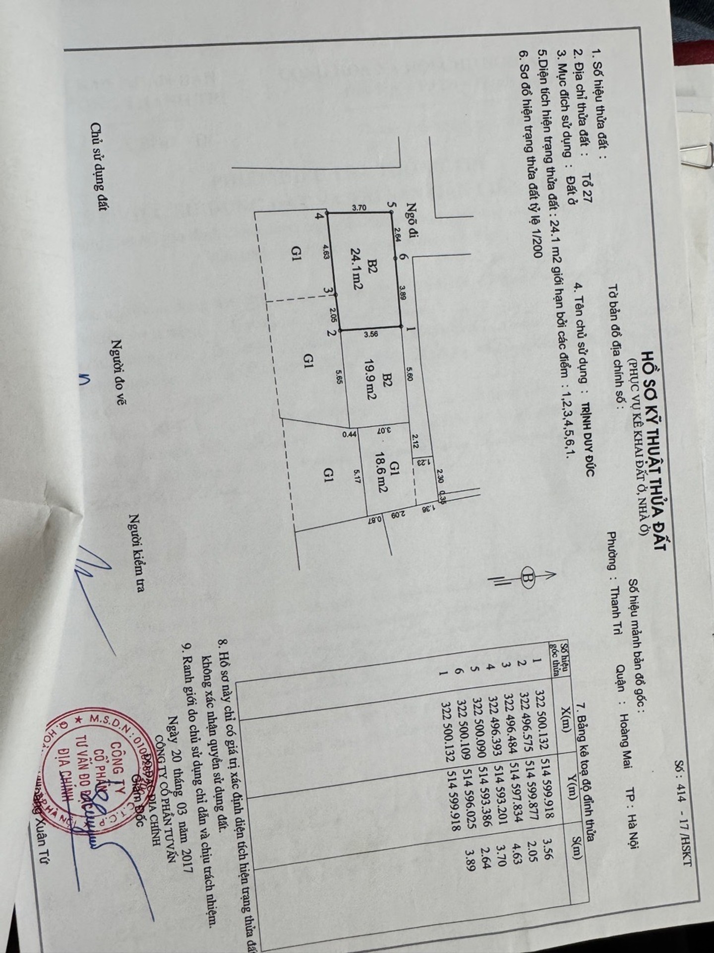 Bán nhà Thanh Đàm - diện tích 24m2 4 tầng - Lô góc, gần ô tô - giá 5,2 tỷ
