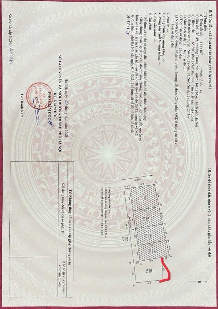 Bán nhà Trương Định - diện tích 41m2 7 tầng - 10 phòng cho thuê - giá 9,6 tỷ