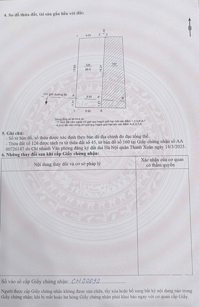 Bán nhà Quan Nhân - diện tích 86m2 8 tầng - Hẻm xe máy - giá 34,5 tỷ
