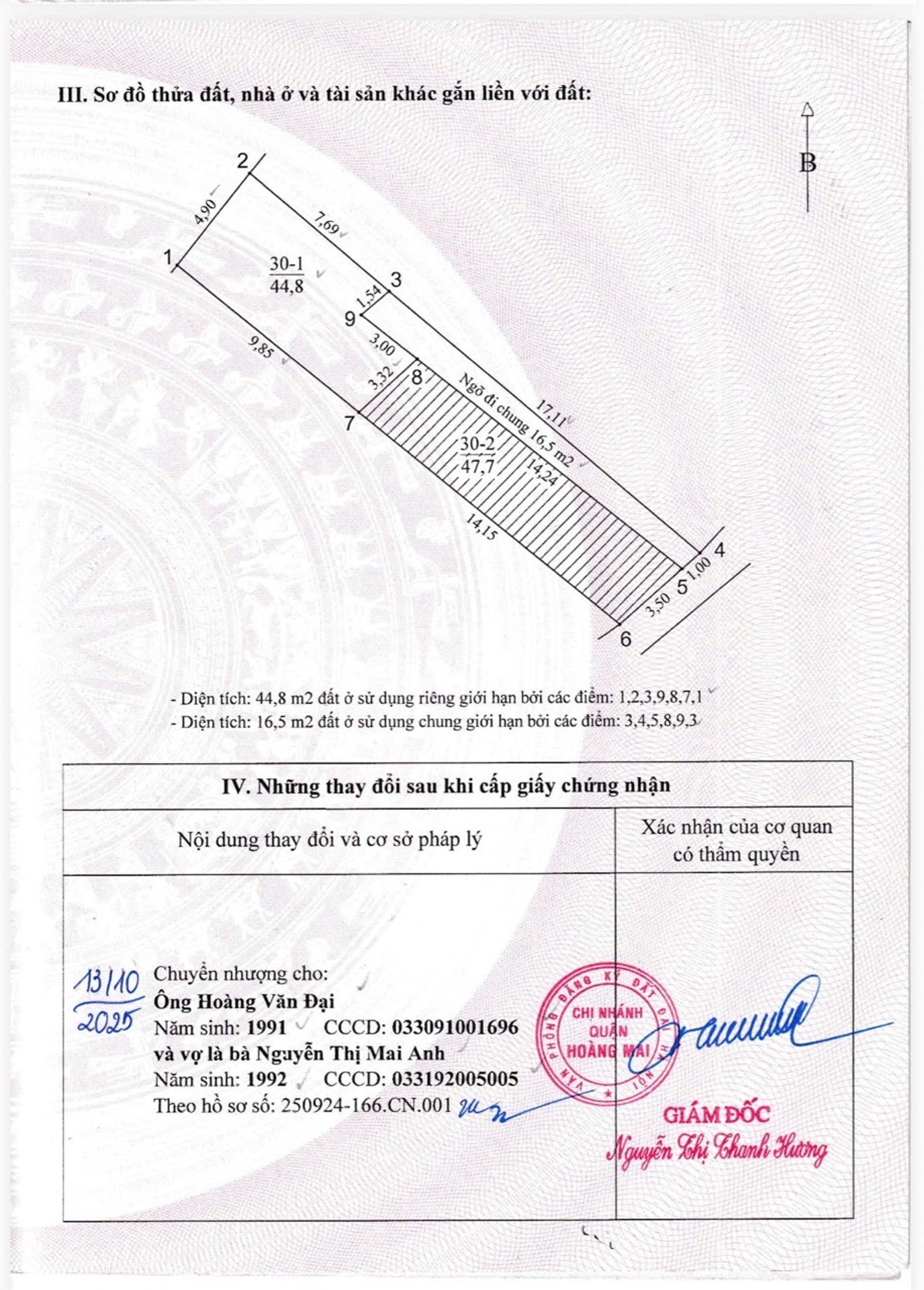 Bán nhà Định Công Thượng - diện tích 45m2 6 tầng - Căn hộ dịch vụ cao cấp - giá 12,3 tỷ