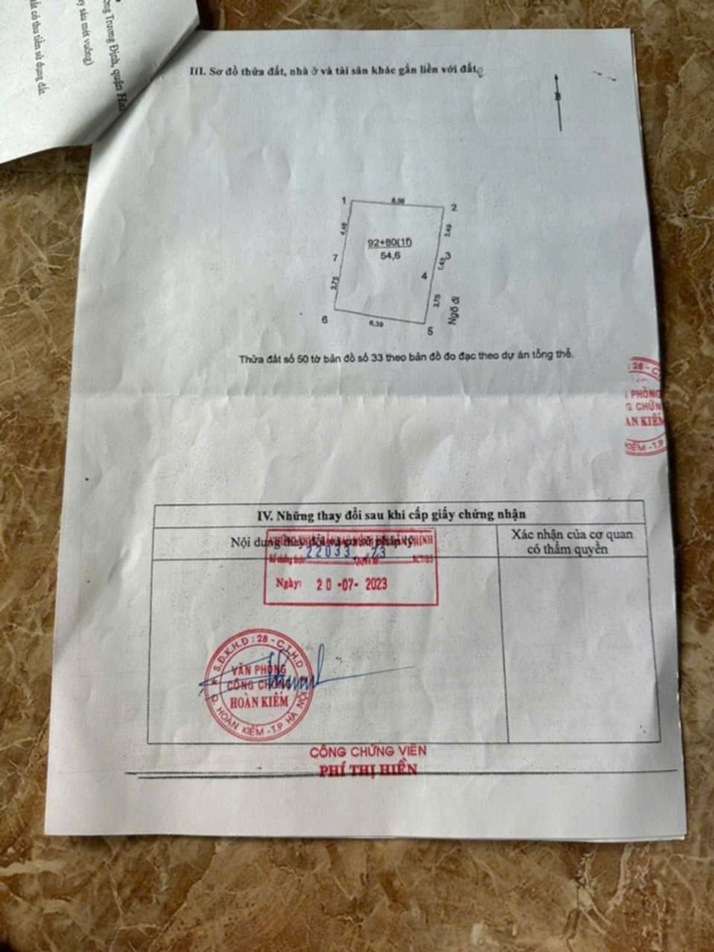 Bán nhà Trại Cá - diện tích 55m2 5 tầng - 2 mặt thoáng - giá 10,9 tỷ