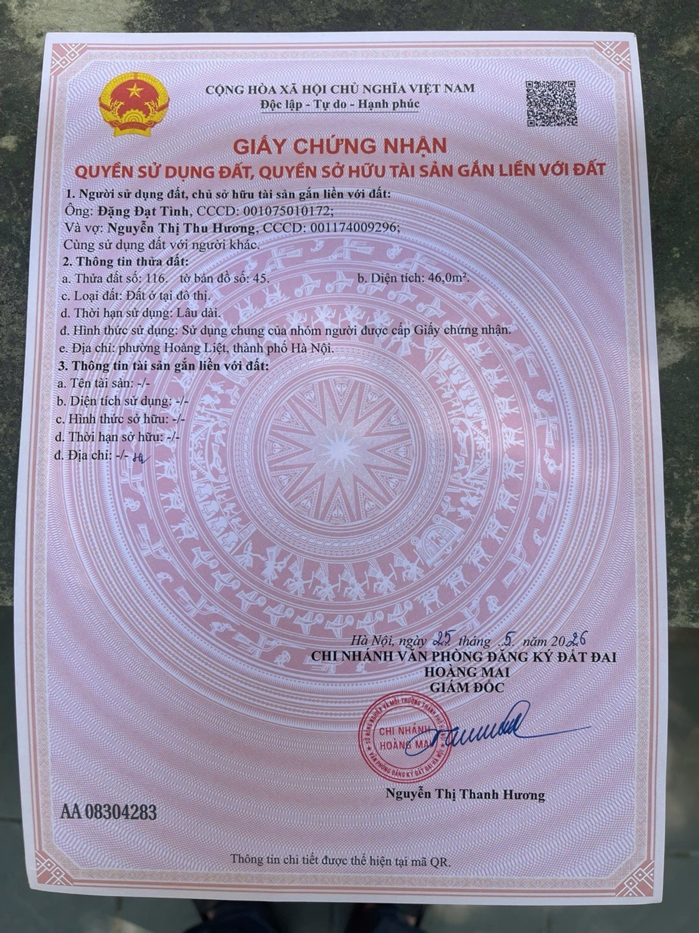 Bán nhà Bằng Liệt - diện tích 46m2 1 tầng - Ngõ thông - ô tô - giá 10,5 tỷ