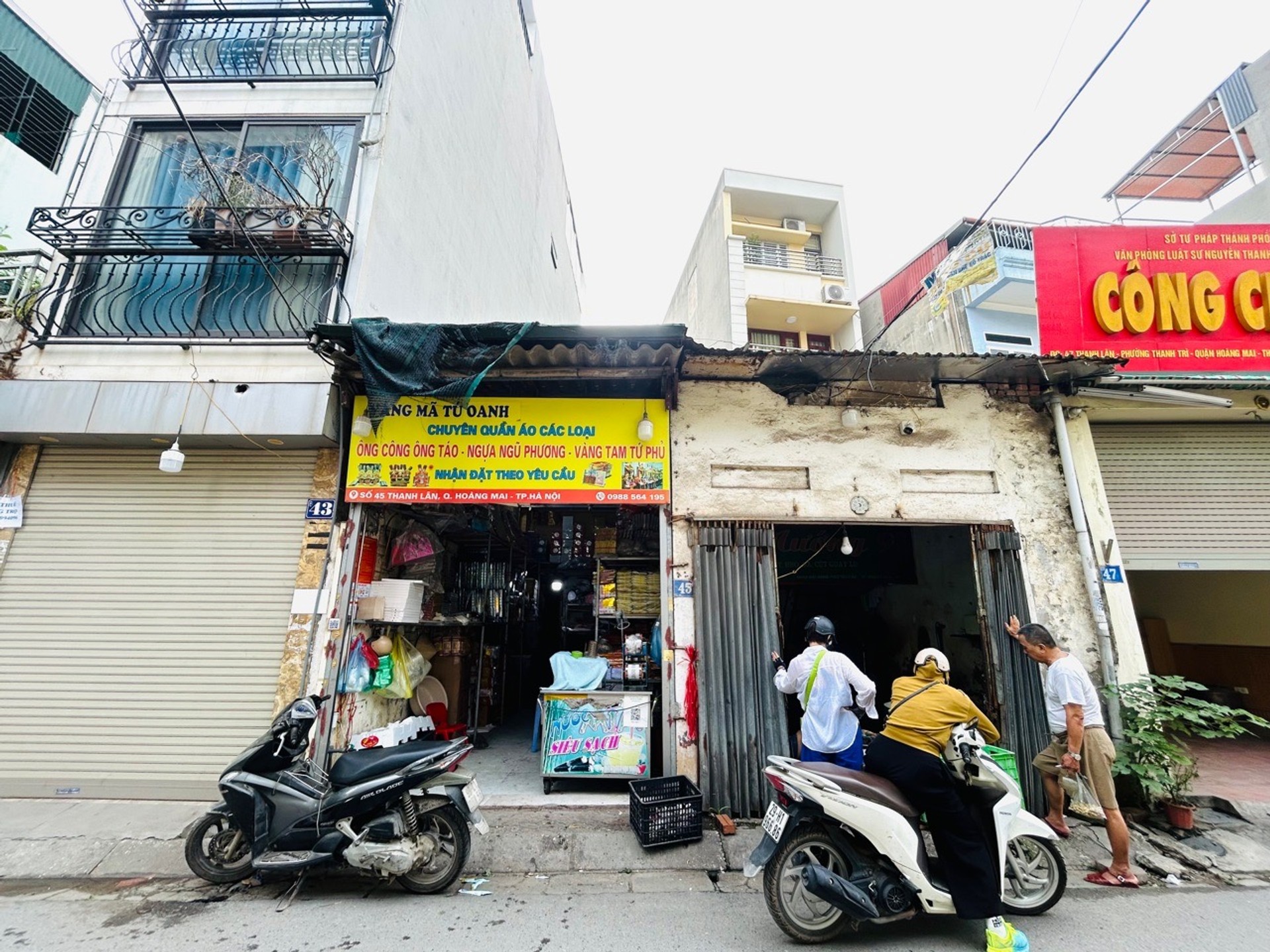 Bán nhà Thanh Lân - diện tích 107m2 1 tầng - Kinh doanh - giá 16 tỷ