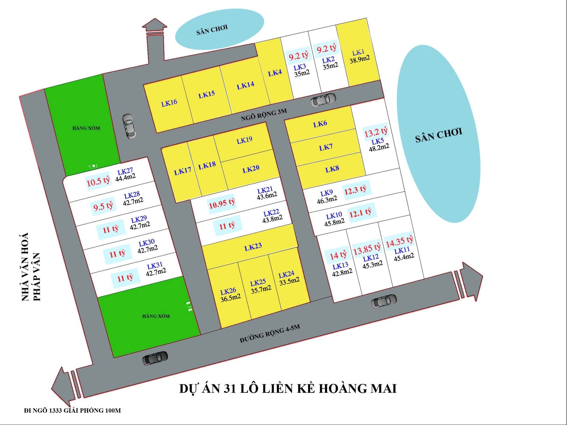 Bán nhà Giải Phóng - diện tích 35m2 5 tầng - Lô góc, thang máy - giá 9,2 tỷ