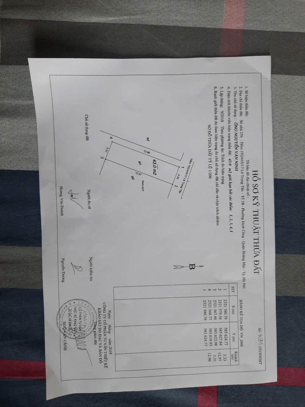Bán nhà Lê Trọng Tấn - diện tích 43m2 2 tầng - Lô góc, gần ô tô - giá 2,65 tỷ