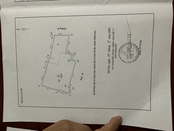 Bán nhà Vân Hồ 3 - diện tích 139m2 8 tầng - Ô tô vào nhà - giá 7,3 tỷ