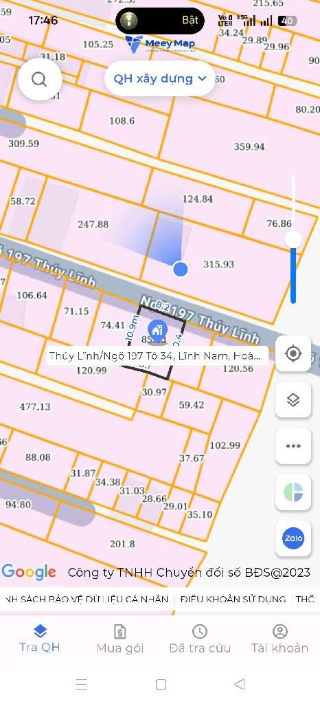 Bán nhà Thúy Lĩnh - diện tích 41m2 1 tầng - ô tô tránh - giá 1 tỷ