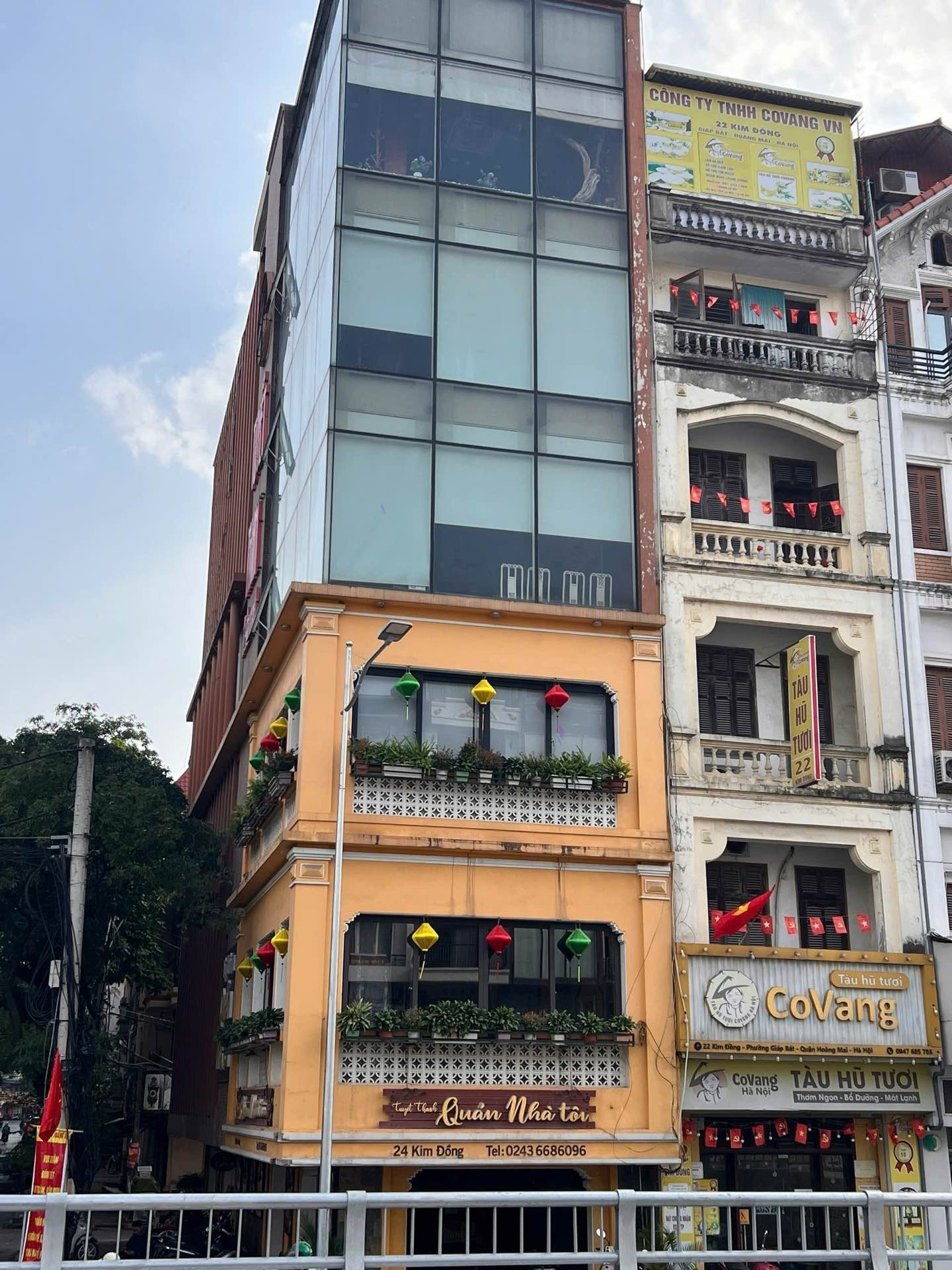 Bán nhà Kim Đồng - diện tích 104m2 7 tầng - Lô góc 3 mặt thoáng - giá 80 tỷ