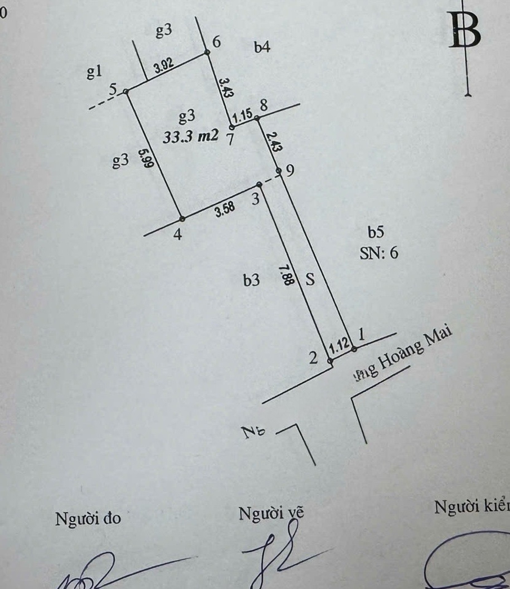 Bán nhà Nguyễn Đức Cảnh - diện tích 36m2 3 tầng - Mặt ngõ ba gác - giá 3,68 tỷ