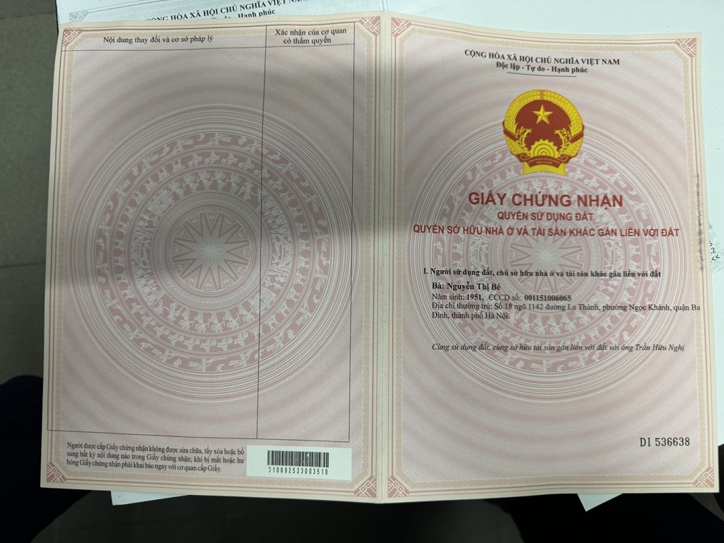 Bán nhà Đê La Thành - diện tích 95m2 4 tầng - ô tô tránh - giá 29 tỷ