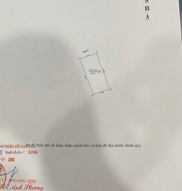 Bán nhà Bạch Đằng - diện tích 25m2 3 tầng - Ngõ 524 - giá 5,5 tỷ
