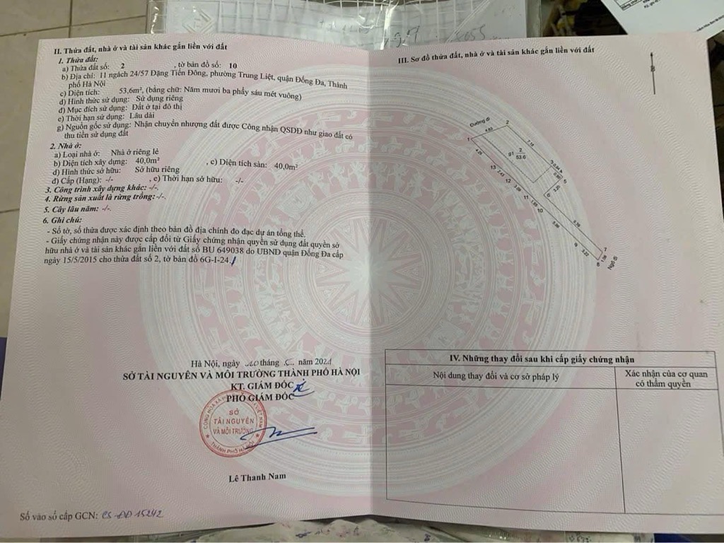 Bán nhà Hoàng Cầu - diện tích 54m2 5 tầng - 2 mặt ngõ - giá 27 tỷ