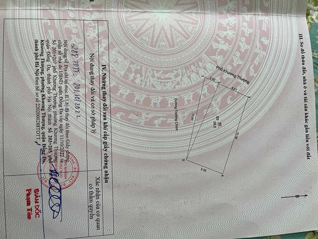 Bán nhà Trường Chinh - diện tích 58.5m2 3 tầng - Lô góc - giá 25 tỷ