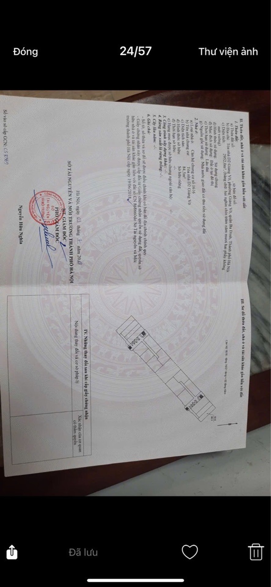 Bán nhà Giảng Võ - diện tích 84m2 1 tầng - Căn hộ chung cư D2 - giá 11,8 tỷ