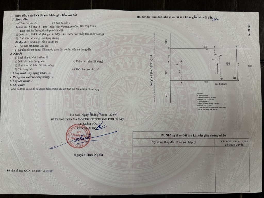 Bán nhà Triệu Việt Vương - diện tích 50m2 1.5 tầng - Lô góc, thoáng sáng - giá 6,5 tỷ