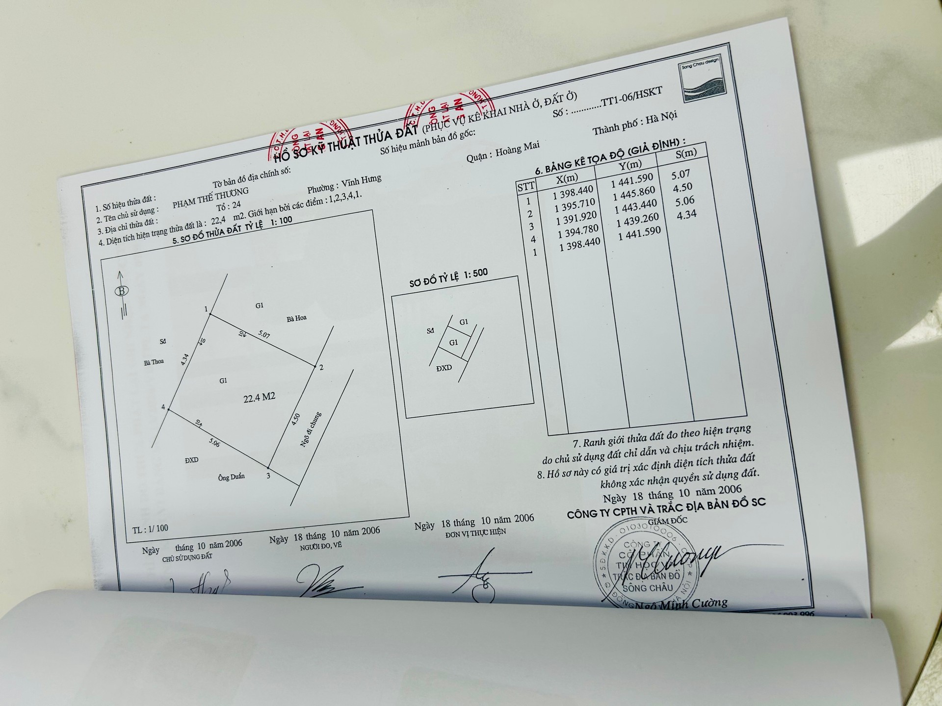 Bán nhà Lĩnh Nam - diện tích 22m2 2 tầng - Nhà chưa sổ - giá 2,4 tỷ