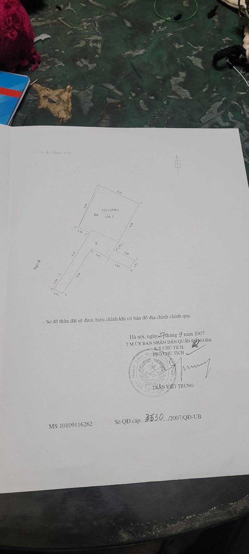 Bán nhà Hào Nam - diện tích 109.3m2 4 tầng - Hẻm xe máy - giá 26,3 tỷ