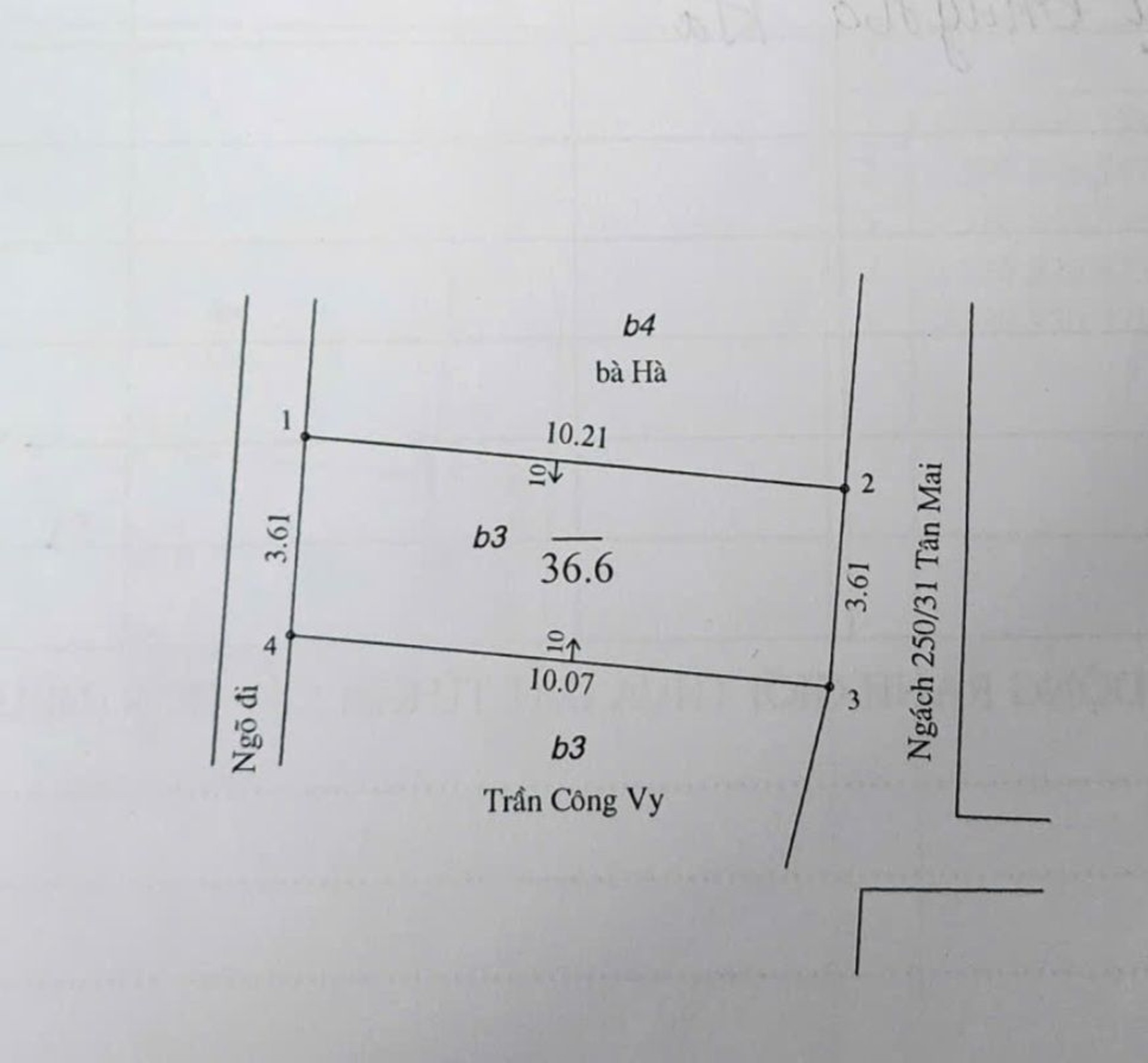Bán nhà Tân Mai - diện tích 36m2 4 tầng - gần ô tô - giá 4,6 tỷ