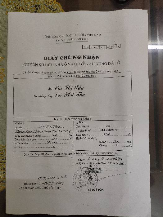 Bán nhà Đồng Nhân - diện tích 87m2 3 tầng - Gần phố - giá 30 tỷ