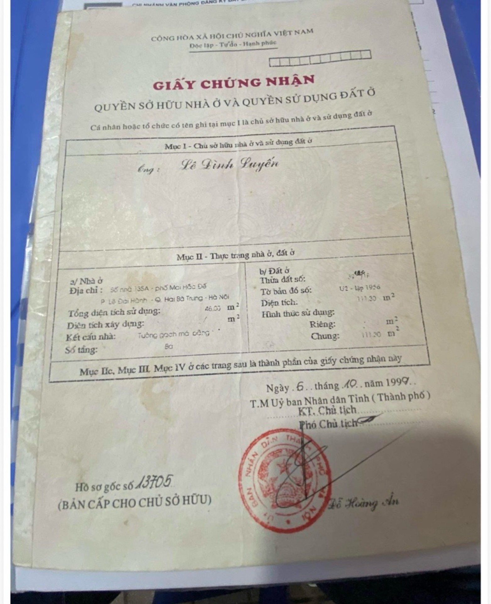 Bán nhà Mai Hắc Đế - diện tích 48m2 1 tầng - Mặt phố đẹp - giá 9 tỷ