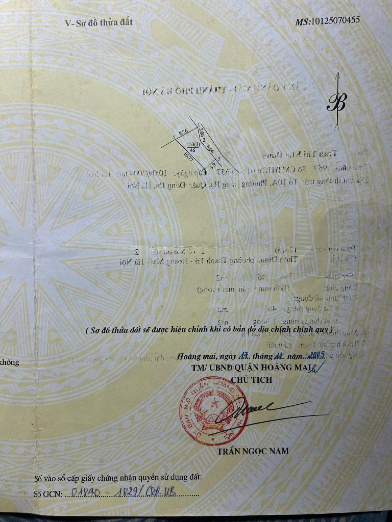Bán nhà Nguyễn Khoái - diện tích 46m2 4 tầng - Nhà đẹp hiếm có - giá 7,9 tỷ