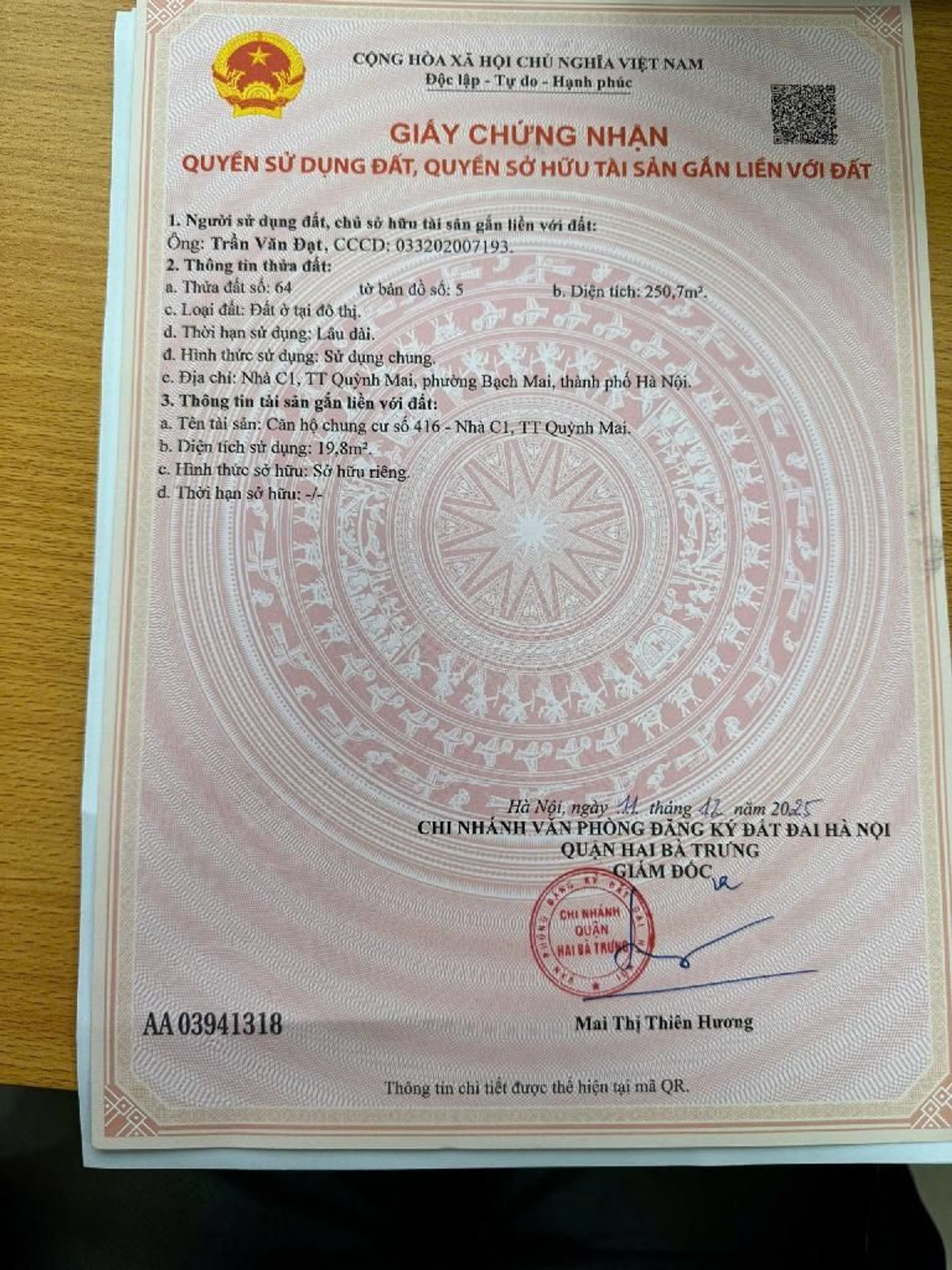 Bán nhà Quỳnh Lôi - diện tích 56m2 1 tầng - Ô tô tránh - giá 2,9 tỷ