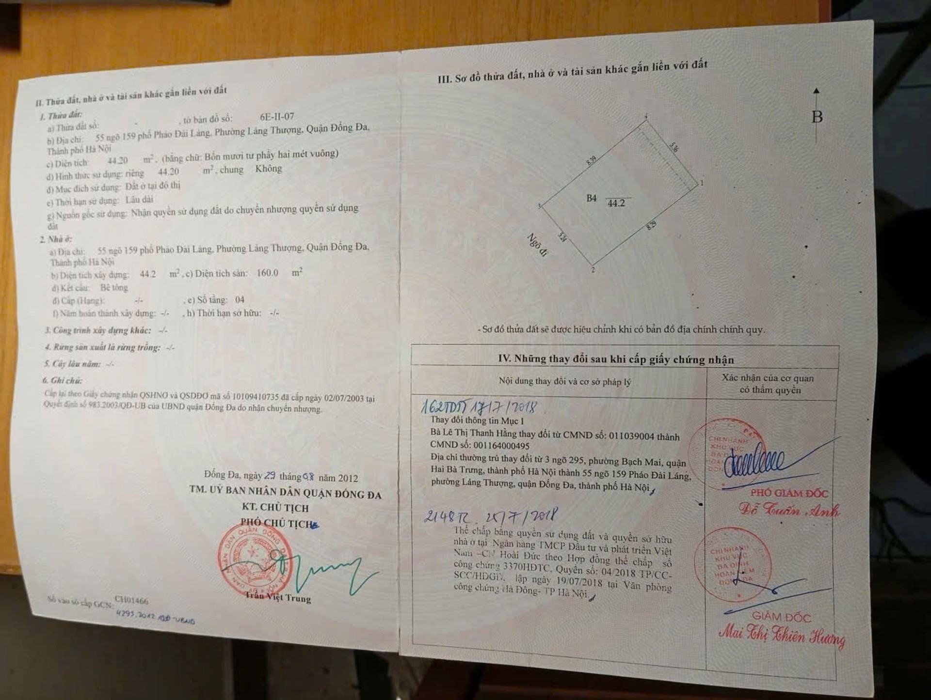 Bán nhà Pháo Đài Láng - diện tích 44m2 5 tầng - Ngõ ô tô kinh doanh - giá 12,9 tỷ
