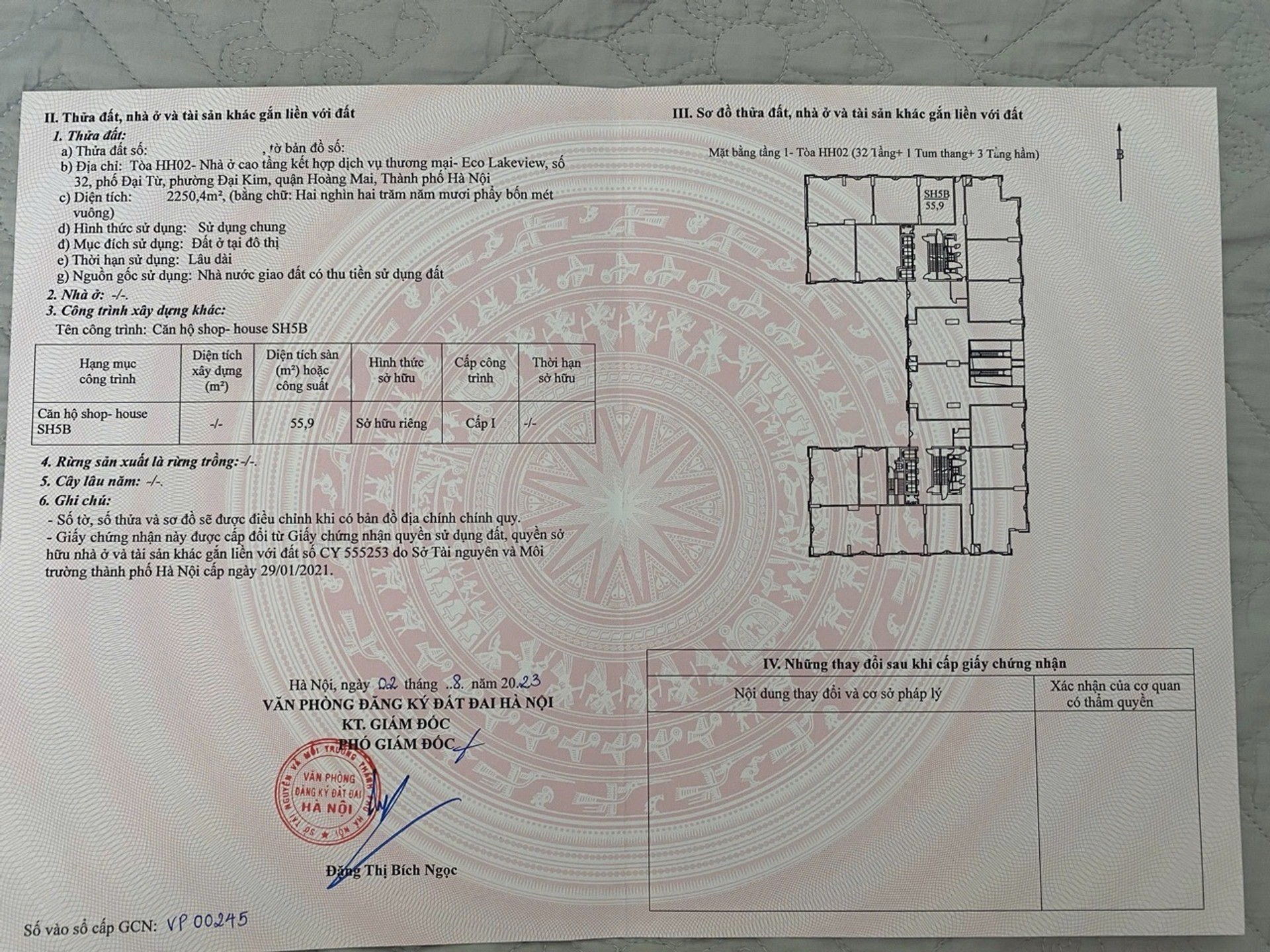 Bán nhà Đại Từ - diện tích 55m2 1 tầng - Mặt tiền tuyệt đẹp - giá 11,6 tỷ