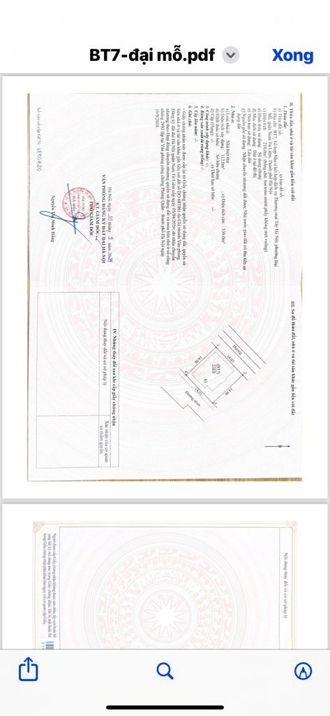 Bán nhà BT7 KĐT Đại Mỗ - diện tích 210m2 3 tầng - Mặt tiền xịn - giá 40,3 tỷ