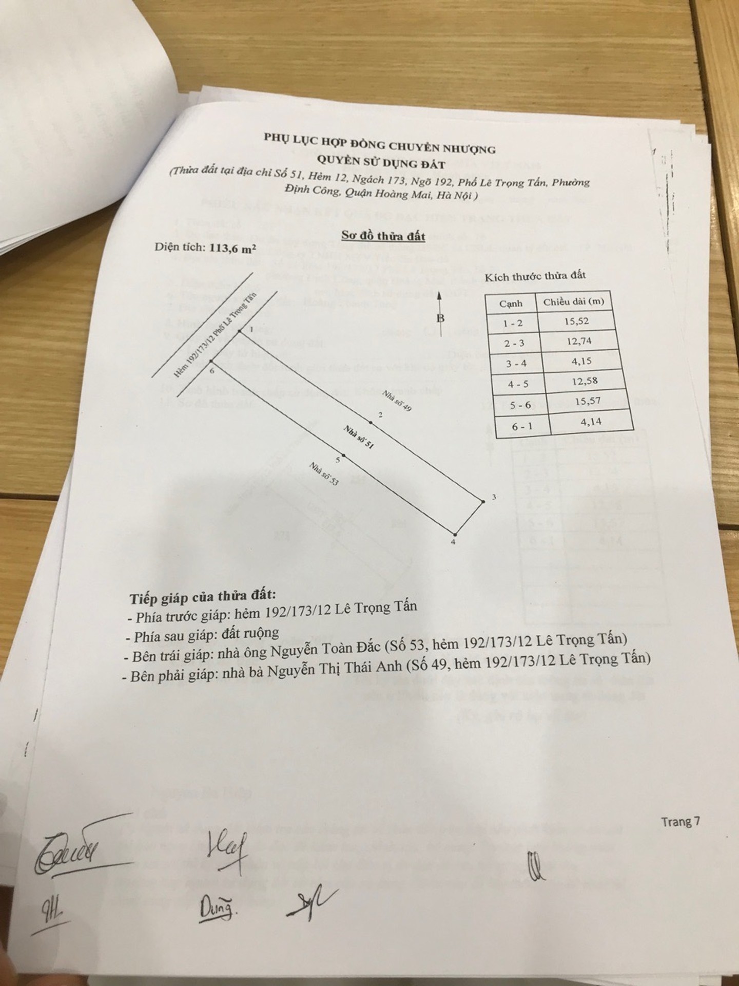 Bán nhà Lê Trọng Tấn - diện tích 114m2 1 tầng - Mảnh đất vàng gần ô tô - giá 5,8 tỷ