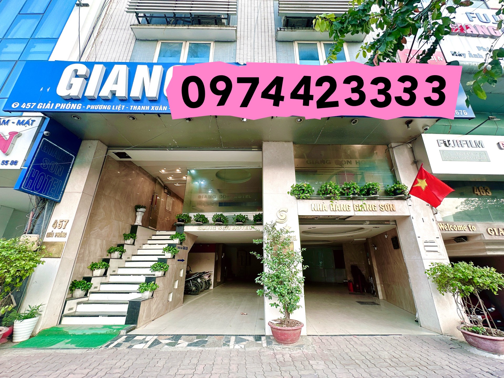 Bán nhà Giải Phóng - diện tích 73m2 8 tầng - Mặt tiền khủng - giá 75 tỷ