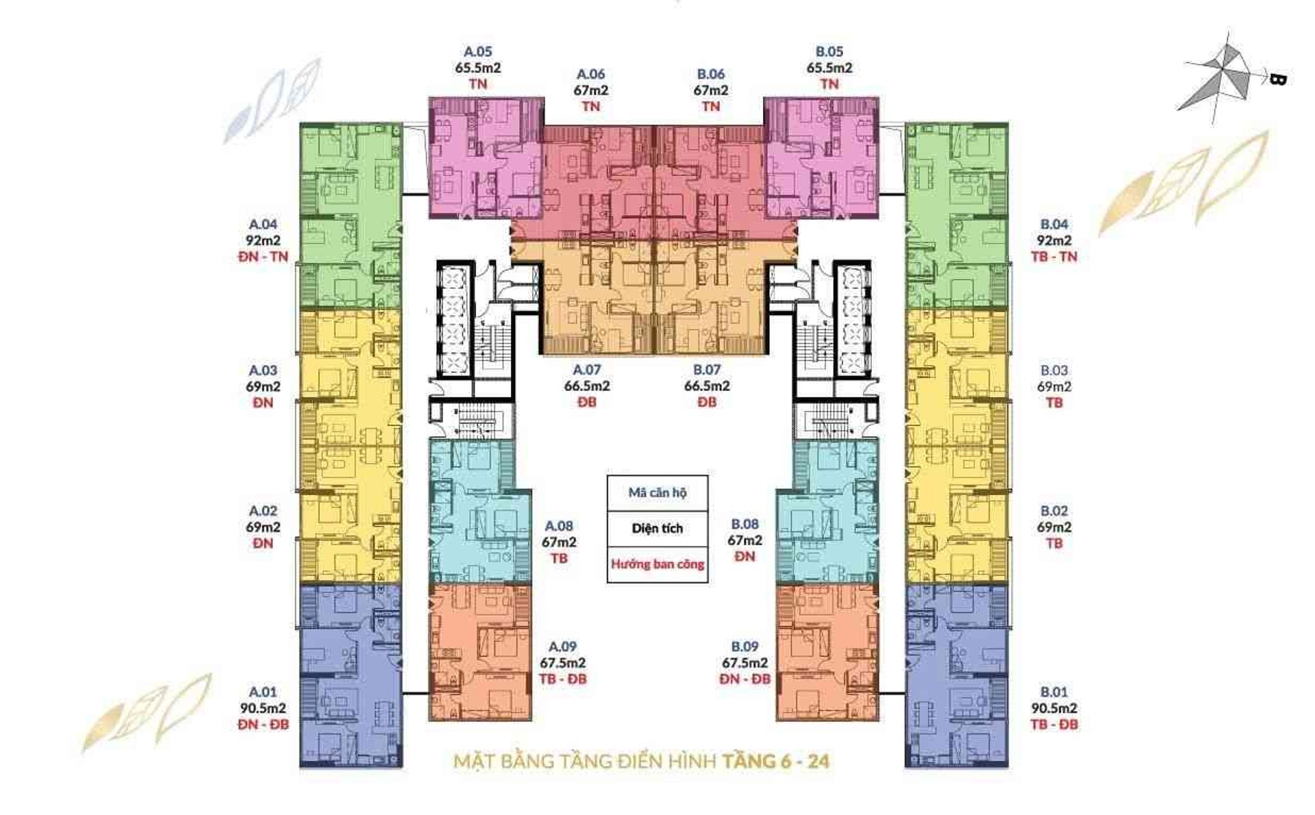 Bán nhà Ngọc Hồi - diện tích 67m2 2407 tầng - Căn hộ 2 phòng ngủ - giá 4,5 tỷ