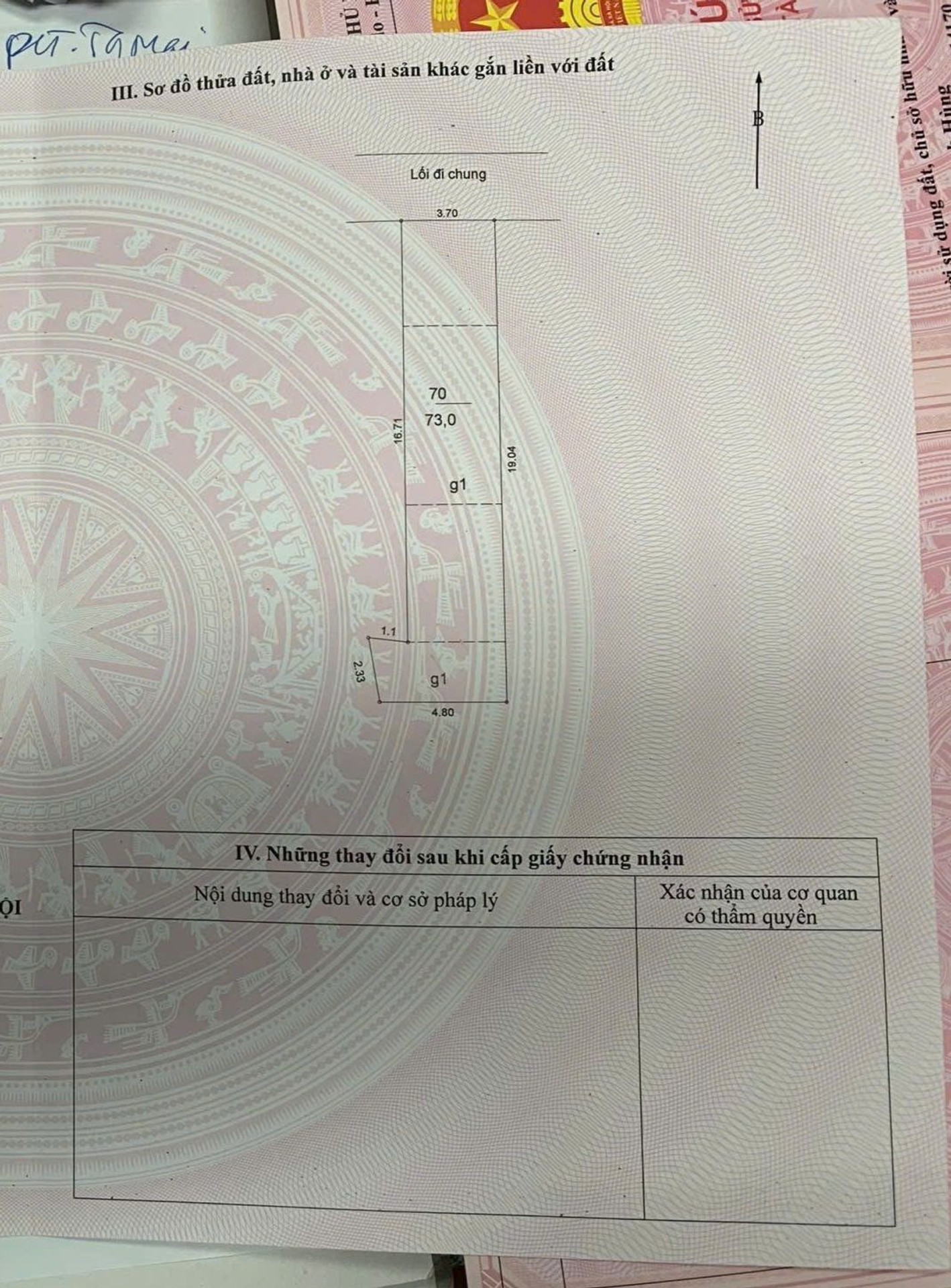 Bán nhà Tân Mai - diện tích 73m2 4 tầng - Ngõ Ô Tô - Ngõ Thông - giá 21,5 tỷ