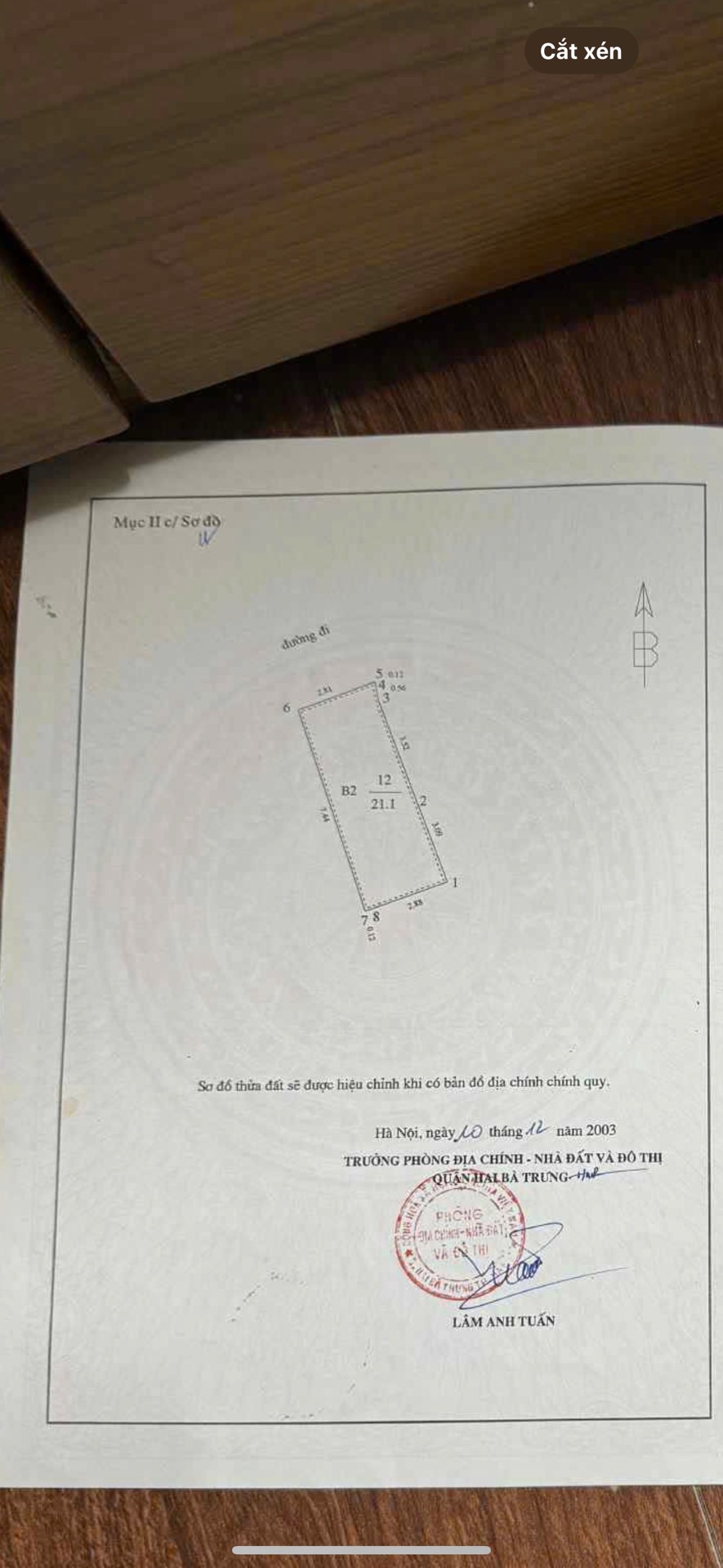 Bán nhà Minh Khai - diện tích 21m2 2 tầng - Ngõ thông thoáng - giá 7,8 tỷ