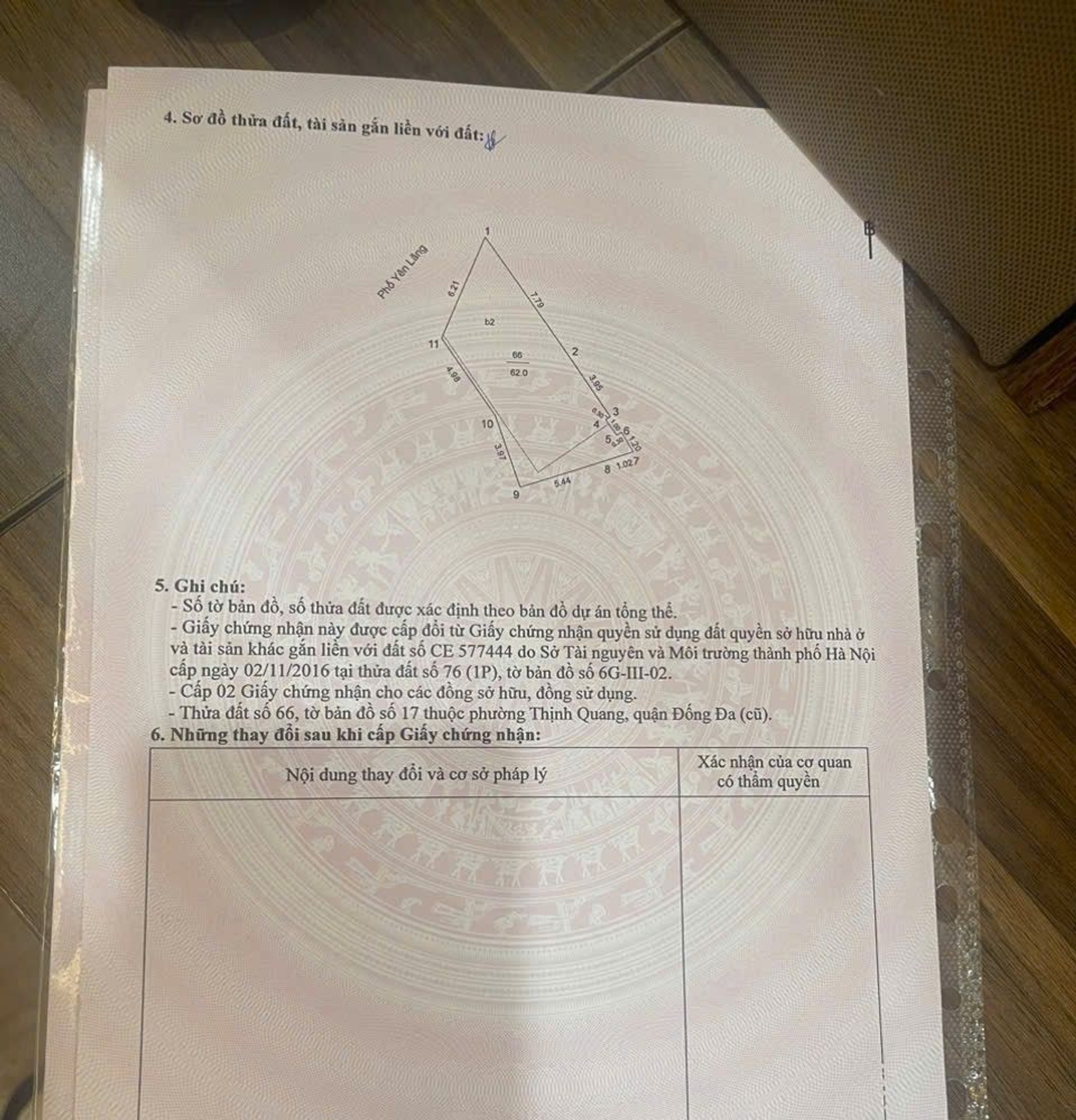 Bán nhà Yên Lãng - diện tích 62m2 5 tầng - Mặt phố trung tâm, kinh doanh sầm uất - giá 4,8 tỷ