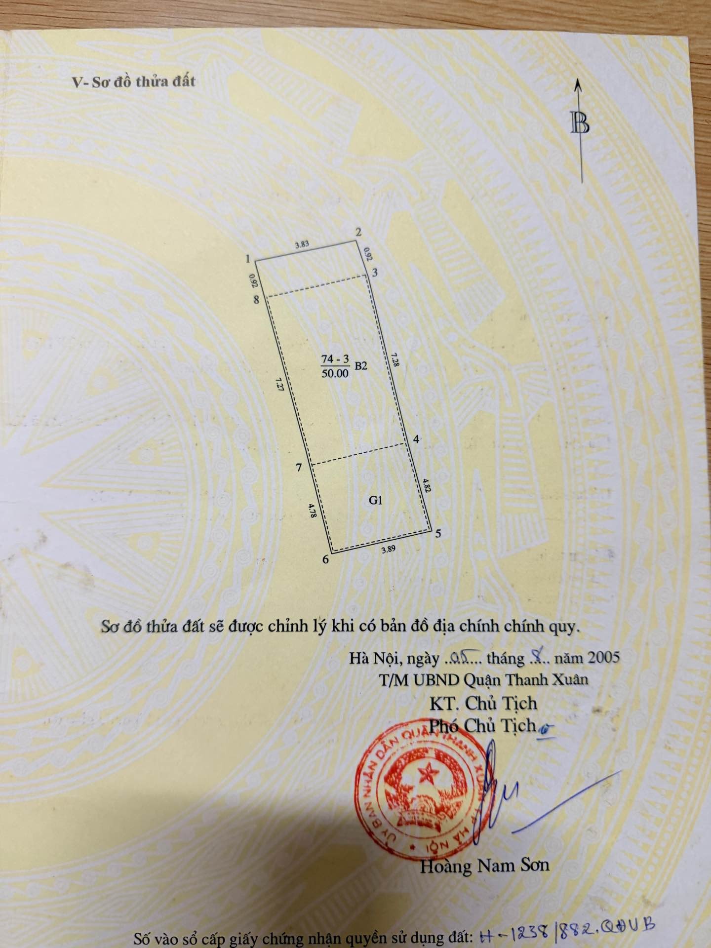 Bán nhà Cự Lộc - diện tích 50m2 2 tầng - Lô góc 2 mặt thoáng - giá 25 tỷ