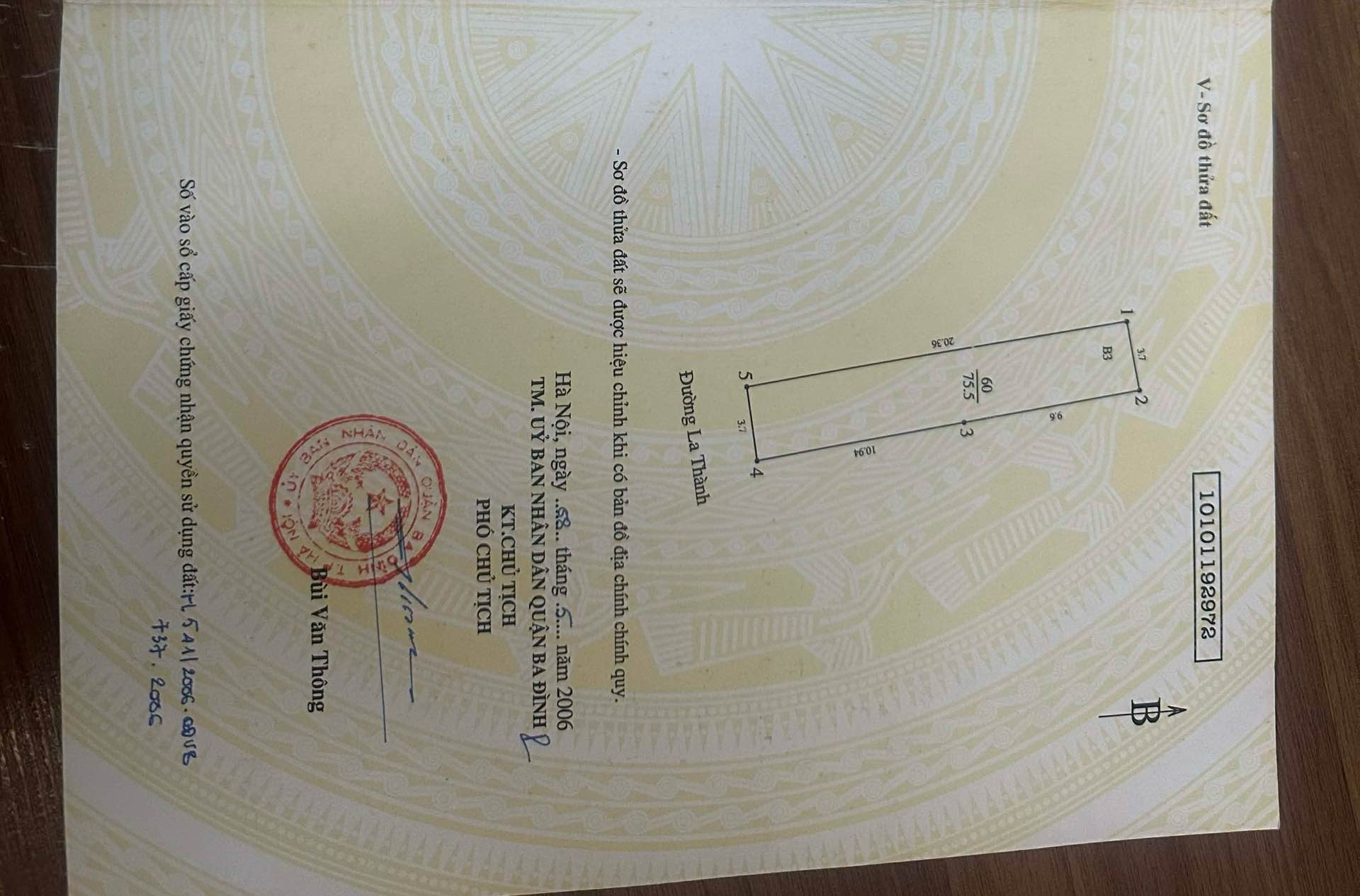 Bán nhà La Thành - diện tích 75.5m2 4 tầng - Thoáng trước, sau - giá 50 tỷ