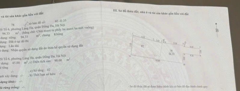 Bán nhà Đường Láng - diện tích 95m2 7 tầng - Nhà xây mới, ô tô tránh - giá 29,5 tỷ