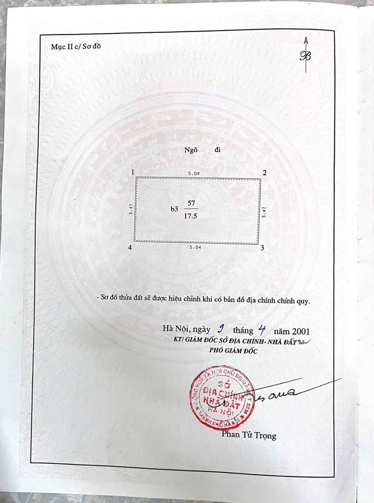 Bán nhà Trần Khát Chân - diện tích 17m2 4 tầng - Ô TÔ - giá 7,7 tỷ