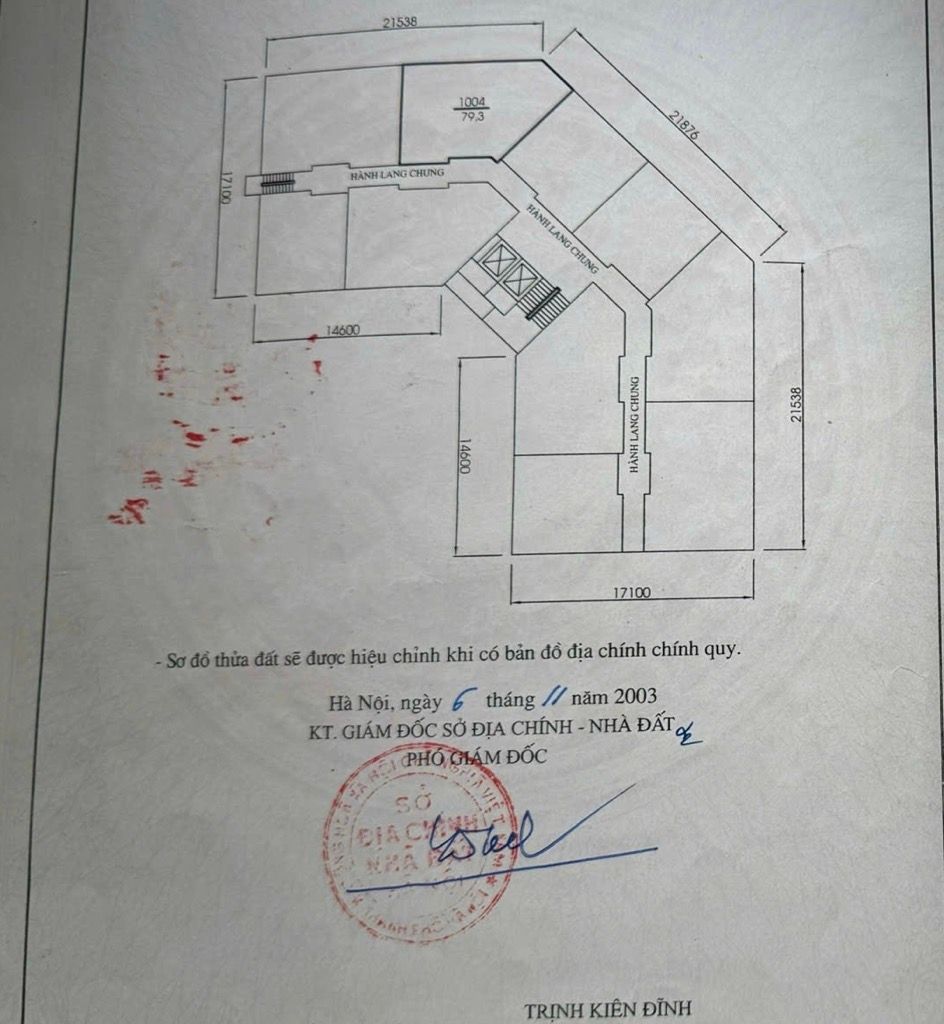 Bán nhà Chung Cư Nơ 9B - diện tích 79m2 1 tầng - Sổ đỏ chính chủ - giá 6,8 tỷ