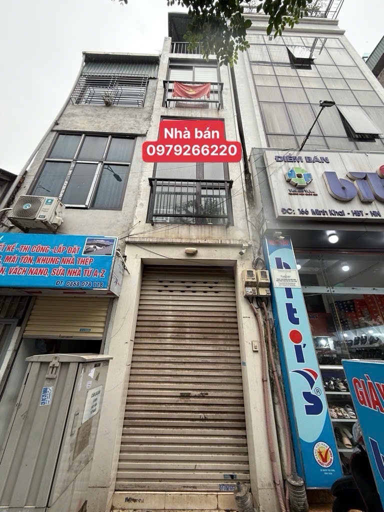 Bán nhà Minh Khai - diện tích 30m2 5 tầng - Mặt phố kinh doanh sầm uất - giá 13,8 tỷ